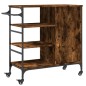 vidaXL Küchenwagen Räuchereiche 87,5x38,5x84,5 cm Holzwerkstoff vidaXL Küchenwagen Räuchereiche 87,5x38,5x84,5 cm Holzwerkstoff