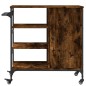 vidaXL Küchenwagen Räuchereiche 87,5x38,5x84,5 cm Holzwerkstoff vidaXL Küchenwagen Räuchereiche 87,5x38,5x84,5 cm Holzwerkstoff