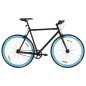 vidaXL Fahrrad mit Festem Gang Schwarz und Blau 700c 59 cm vidaXL Fahrrad mit Festem Gang Schwarz und Blau 700c 59 cm