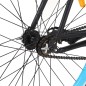 vidaXL Fahrrad mit Festem Gang Schwarz und Blau 700c 59 cm vidaXL Fahrrad mit Festem Gang Schwarz und Blau 700c 59 cm