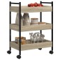 vidaXL Küchenwagen Sonoma-Eiche 50x30x70 cm Holzwerkstoff vidaXL Küchenwagen Sonoma-Eiche 50x30x70 cm Holzwerkstoff