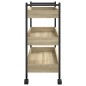 vidaXL Küchenwagen Sonoma-Eiche 50x30x70 cm Holzwerkstoff vidaXL Küchenwagen Sonoma-Eiche 50x30x70 cm Holzwerkstoff