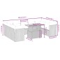 vidaXL 10-tlg. Garten-Sofagarnitur mit Kissen Schwarz Poly Rattan vidaXL 10-tlg. Garten-Sofagarnitur mit Kissen Schwarz Poly Rattan