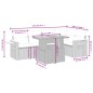 vidaXL 6-tlg. Garten-Sofagarnitur mit Kissen Schwarz Poly Rattan vidaXL 6-tlg. Garten-Sofagarnitur mit Kissen Schwarz Poly Rattan