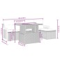 vidaXL 6-tlg. Garten-Sofagarnitur mit Kissen Schwarz Poly Rattan vidaXL 6-tlg. Garten-Sofagarnitur mit Kissen Schwarz Poly Rattan