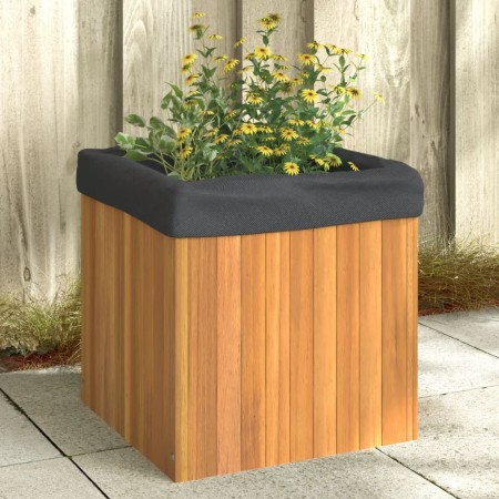 vidaXL Pflanzkübel 45x45x45 cm Massivholz Akazie