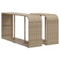 vidaXL 11-tlg. Garten-Sofagarnitur mit Kissen Beige Poly Rattan vidaXL 11-tlg. Garten-Sofagarnitur mit Kissen Beige Poly Rattan