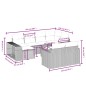 vidaXL 11-tlg. Garten-Sofagarnitur mit Kissen Beige Poly Rattan vidaXL 11-tlg. Garten-Sofagarnitur mit Kissen Beige Poly Rattan