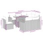 vidaXL 9-tlg. Garten-Sofagarnitur mit Kissen Schwarz Poly Rattan vidaXL 9-tlg. Garten-Sofagarnitur mit Kissen Schwarz Poly Rattan