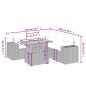 vidaXL 6-tlg. Garten-Sofagarnitur mit Kissen Schwarz Poly Rattan vidaXL 6-tlg. Garten-Sofagarnitur mit Kissen Schwarz Poly Rattan