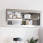 vidaXL Küchen-Wandschrank mit Ablage Edelstahl vidaXL Küchen-Wandschrank mit Ablage Edelstahl