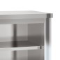 vidaXL Küchen-Wandschrank mit Ablage Edelstahl vidaXL Küchen-Wandschrank mit Ablage Edelstahl