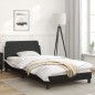 vidaXL Bettgestell mit Kopfteil Schwarz und Weiß 100x200 cm Kunstleder vidaXL Bettgestell mit Kopfteil Schwarz und Weiß 100x200 cm Kunstleder