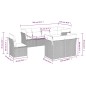 vidaXL 8-tlg. Garten-Sofagarnitur mit Kissen Braun Poly Rattan vidaXL 8-tlg. Garten-Sofagarnitur mit Kissen Braun Poly Rattan