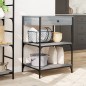 vidaXL Küchenwagen Grau Sonoma 60x48x89,5 cm Holzwerkstoff vidaXL Küchenwagen Grau Sonoma 60x48x89,5 cm Holzwerkstoff