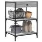 vidaXL Küchenwagen Grau Sonoma 60x48x89,5 cm Holzwerkstoff vidaXL Küchenwagen Grau Sonoma 60x48x89,5 cm Holzwerkstoff