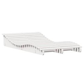 vidaXL Sonnenliege Weiß 205x110x31,5 cm Massivholz Kiefer