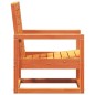vidaXL 3-tlg. Garten-Lounge-Set Wachsbraun Massivholz Kiefer vidaXL 3-tlg. Garten-Lounge-Set Wachsbraun Massivholz Kiefer