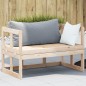 vidaXL 2-in-1 Gartensofa Verlängerbar Massivholz Kiefer vidaXL 2-in-1 Gartensofa Verlängerbar Massivholz Kiefer