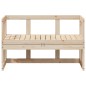 vidaXL 2-in-1 Gartensofa Verlängerbar Massivholz Kiefer vidaXL 2-in-1 Gartensofa Verlängerbar Massivholz Kiefer
