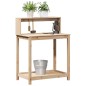 vidaXL Pflanztisch mit Ablagen 82,5x50x109,5 cm Massivholz Kiefer vidaXL Pflanztisch mit Ablagen 82,5x50x109,5 cm Massivholz Kiefer