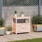 vidaXL Pflanztisch mit Ablagen 82,5x45x81 cm Massivholz Douglasie vidaXL Pflanztisch mit Ablagen 82,5x45x81 cm Massivholz Douglasie