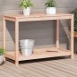 vidaXL Pflanztisch mit Ablage 108x50x75 cm Massivholz Douglasie vidaXL Pflanztisch mit Ablage 108x50x75 cm Massivholz Douglasie