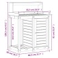 vidaXL Pflanztisch Ablagen 82,5x50x109,5 cm Imprägniertes Kiefernholz vidaXL Pflanztisch Ablagen 82,5x50x109,5 cm Imprägniertes Kiefernholz