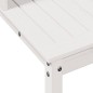 vidaXL Pflanztisch mit Ablagen Weiß 108x50x109,5 cm Massivholz Kiefer vidaXL Pflanztisch mit Ablagen Weiß 108x50x109,5 cm Massivholz Kiefer