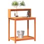 vidaXL Pflanztisch mit Ablagen Braun 82,5x50x109,5cm Massivholz Kiefer