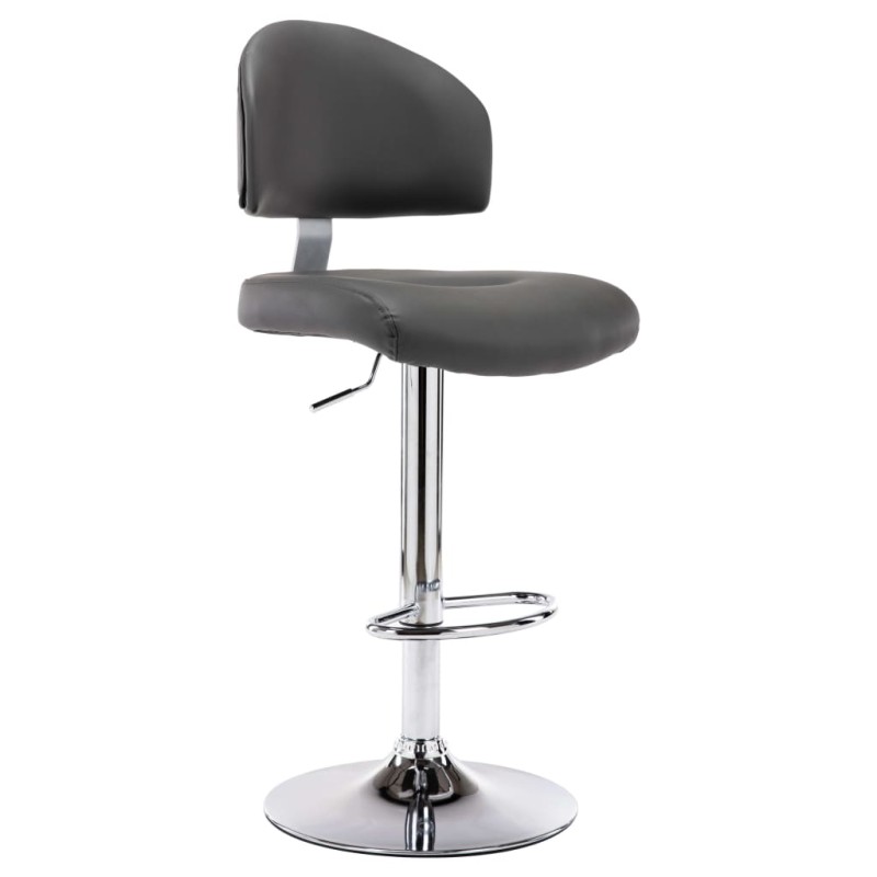 vidaXL Barhocker Grau Kunstleder vidaXL Barhocker Grau Kunstleder