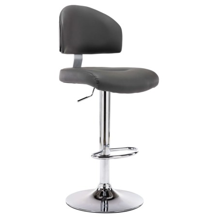 vidaXL Barhocker Grau Kunstleder