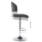 vidaXL Barhocker Grau Kunstleder vidaXL Barhocker Grau Kunstleder