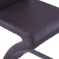 vidaXL Esszimmerstühle in Zick-Zack-Form 2 Stk. Braun Kunstleder vidaXL Esszimmerstühle in Zick-Zack-Form 2 Stk. Braun Kunstleder