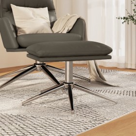 vidaXL Fußhocker Grau 45x29,5x35 cm Kunstleder