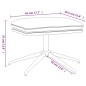 vidaXL Fußhocker Grau 45x29,5x35 cm Kunstleder vidaXL Fußhocker Grau 45x29,5x35 cm Kunstleder