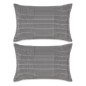 vidaXL Kissen-Set 2 Stk. Velours 40 x 60 cm Grau vidaXL Kissen-Set 2 Stk. Velours 40 x 60 cm Grau