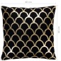 vidaXL Kissen 2 Stk. Foliendruck Schwarz und Golden 40x40 cm Baumwolle vidaXL Kissen 2 Stk. Foliendruck Schwarz und Golden 40x40 cm Baumwolle