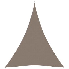 vidaXL Sonnensegel Oxford-Gewebe Dreieckig 4x5x5 m Taupe