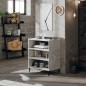 vidaXL Sideboard Betongrau 57x35x70 cm Holzwerkstoff