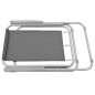 vidaXL Klappbare Campingstühle 2 Stück 52 x 59 x 80 cm Grau vidaXL Klappbare Campingstühle 2 Stück 52 x 59 x 80 cm Grau