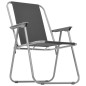 vidaXL Klappbare Campingstühle 2 Stück 52 x 59 x 80 cm Grau vidaXL Klappbare Campingstühle 2 Stück 52 x 59 x 80 cm Grau