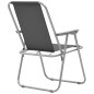 vidaXL Klappbare Campingstühle 2 Stück 52 x 59 x 80 cm Grau vidaXL Klappbare Campingstühle 2 Stück 52 x 59 x 80 cm Grau
