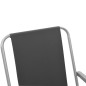 vidaXL Klappbare Campingstühle 2 Stück 52 x 59 x 80 cm Grau vidaXL Klappbare Campingstühle 2 Stück 52 x 59 x 80 cm Grau