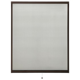 vidaXL Insektenschutzrollo für Fenster Braun 150x170 cm