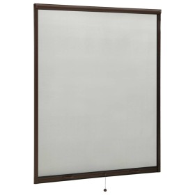 vidaXL Insektenschutzrollo für Fenster Braun 150x170 cm