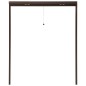 vidaXL Insektenschutzrollo für Fenster Braun 150x170 cm vidaXL Insektenschutzrollo für Fenster Braun 150x170 cm
