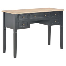 vidaXL Schreibtisch Schwarz 109,5 x 45 x 77,5 cm Holz