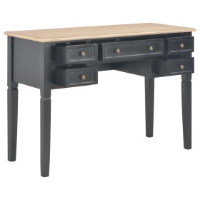 vidaXL Schreibtisch Schwarz 109,5 x 45 x 77,5 cm Holz