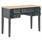 vidaXL Schreibtisch Schwarz 109,5 x 45 x 77,5 cm Holz vidaXL Schreibtisch Schwarz 109,5 x 45 x 77,5 cm Holz